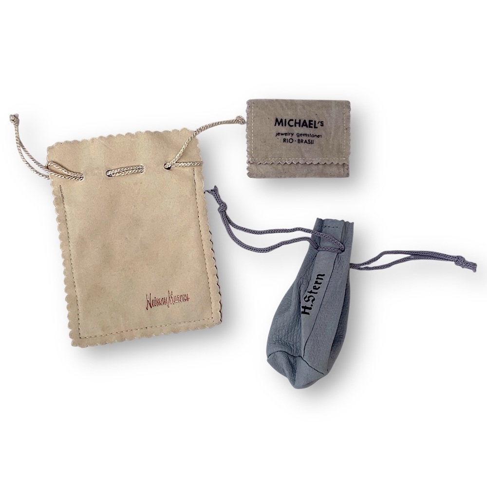 Neiman Marcus & H.Stern Jewelry Pouches - Beige and Gray